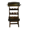 Remarkable 2 Tier Wine Rack Benzara