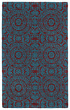 Kaleen Rugs Tara Round EVL03-94 Peacock Area Rug