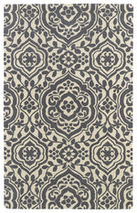 Kaleen Rugs Tara Round EVL04-75 Grey Area Rug