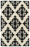 Kaleen Rugs Tara Round EVL05-02 Black Area Rug