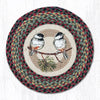 Earth Rugs CH-81 Chickadee Round Chair Pad 15.5``x15.5``