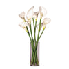 Vickerman F11102 24" Artificial White Calla Lilys