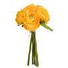 Vickerman FA186601 9" Artificial Mini Yellow Ranunculus Spray, Set of 3