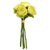 Vickerman FA186604 9" Artificial Mini Spring Green Ranunculus Spray, Set of 3