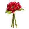 Vickerman FA186670 9" Artificial Mini Fuchsia Ranunculus Spray, Set of 3