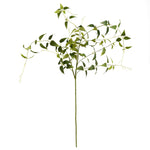 Vickerman FA187801 43" Artificial Green Clematis Leaves Spray, Set of 3