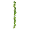 Vickerman FA188801 71" Artificial Green Frosted Ivy Vine, Set of 3