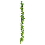 Vickerman FA188801 71" Artificial Green Frosted Ivy Vine, Set of 3