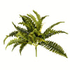 Vickerman FA190618 19" Artificial Green Boston Fern Bush, Set of 3