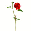 Vickerman FA190703 24" Artificial Red Dahlia Stem, Set of 3