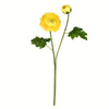 Vickerman FA191208 19" Artificial Yellow Ranunculus Stem, 6 per Bag