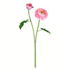 Vickerman FA191279 19" Artificial Pink Ranunculus Stem, 6 per Bag