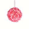 Vickerman FA191479 6" Artificial Pink Rose Ball, Pack of 2