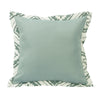 HiEnd Accents Textured fabric Pillow with graphic print flange