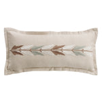 HiEnd Accents Embroidered Linen Pillow