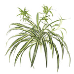 Vickerman FB170101-2 24" Artificial Green Spider Plant, Pack of 2