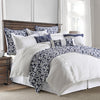 HiEnd Accents 4 PC Kavali Linen Comforter Set with embroidery detail