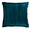 HiEnd Accents Loretta Teal Velvet Euro Sham