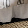 HiEnd Accents Gathered White Linen Bedskirt