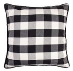 HiEnd Accents Black Buffalo Check Euro Sham