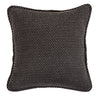 HiEnd Accents Polka Dot Pillow reversed to solid black