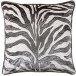 HiEnd Accents Silver velvet Applique Euro Sham