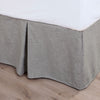 HiEnd Accents Solid Taupe Linen Bed Skirt