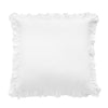 HiEnd Accents Washed Linen Ruffled Sham, White