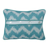 HiEnd Accents Chevron print pillow with button details