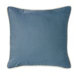 HiEnd Accents Monterrey Blue Euro w/White Piping