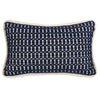 HiEnd Accents Monterrey Rope Embroidery Pillow