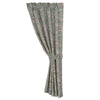 HiEnd Accents Floral curtain with tieback