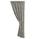 HiEnd Accents Floral curtain with tieback