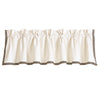 HiEnd Accents Matelasse valance with greek key trim