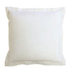 HiEnd Accents White Linen Euro Sham
