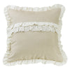 HiEnd Accents Ruffle Trim and Lace/Ruffle Accent Pillow