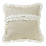 HiEnd Accents Ruffle Trim and Lace/Ruffle Accent Pillow