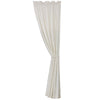 HiEnd Accents New Port White Linen Curtain