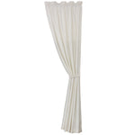 HiEnd Accents New Port White Linen Curtain