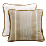 HiEnd Accents Reversible Striped Euro Sham with Trim