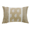 HiEnd Accents Oblong Pillow with Rouching Ends