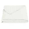 HiEnd Accents Diamond Pattern Linen Quilt, Twin, Vintage White