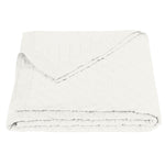 HiEnd Accents Diamond Pattern Linen Quilt, Twin, Vintage White