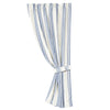 HiEnd Accents Stripe curtain with tieback