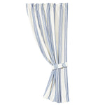 HiEnd Accents Stripe curtain with tieback
