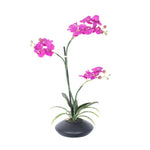 Vickerman FC170702 25" Artificial Purple Potted Orchid