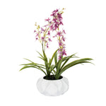 Vickerman FC190166 25" Artificial Potted Lavender Orchid