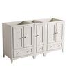 Fresca Oxford 60`` Traditional Double Sink Bathroom Cabinets