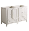 Fresca Oxford 48`` Traditional Double Sink Bathroom Cabinets