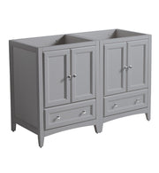 Fresca Oxford 48`` Traditional Double Sink Bathroom Cabinets